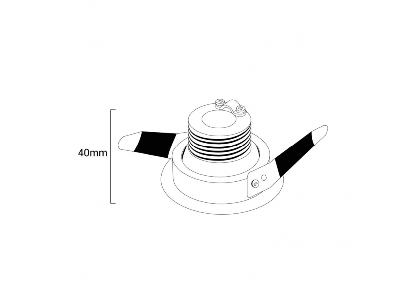 Spot encastré LED avec zoom-Réglable-Puce Cree-2700K-3W - B2050-N - Barcelona LED Spot encastré LED avec zoom-Réglable-Puce Cree-2700K-3W - B2050-N - Barcelona LED