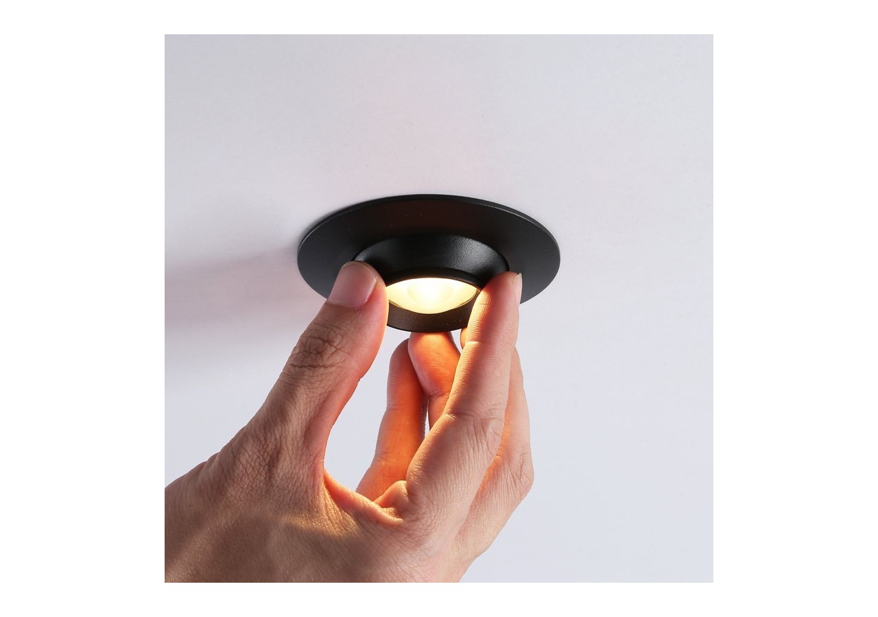 Spot encastré LED avec zoom-Réglable-Puce Cree-2700K-3W - B2050-N - Barcelona LED