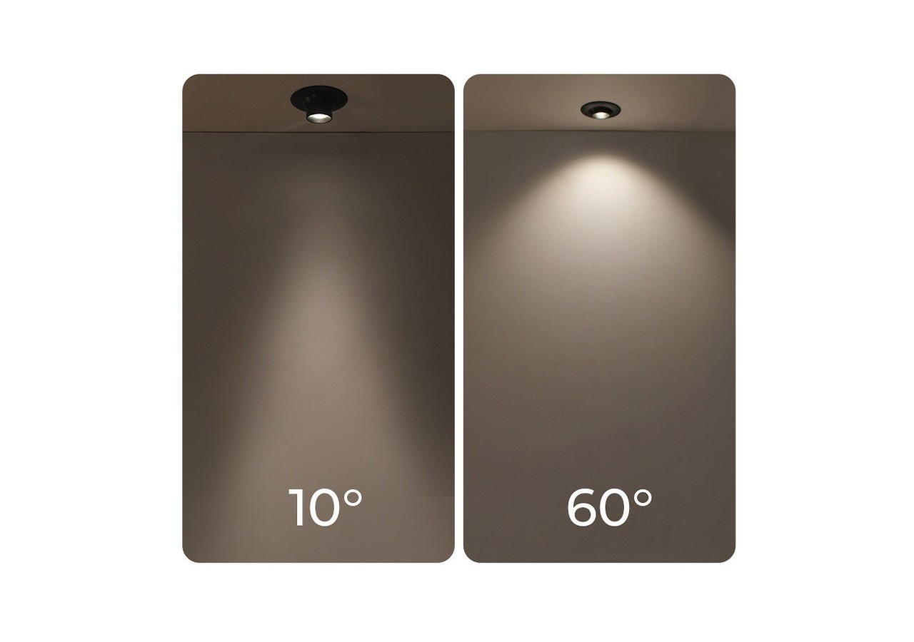 Spot encastré LED avec zoom-Réglable-Puce Cree-2700K-3W - B2050-N - Barcelona LED