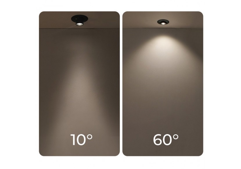 Spot encastré LED avec zoom-Réglable-Puce Cree-2700K-3W - B2050-N - Barcelona LED Spot encastré LED avec zoom-Réglable-Puce Cree-2700K-3W - B2050-N - Barcelona LED