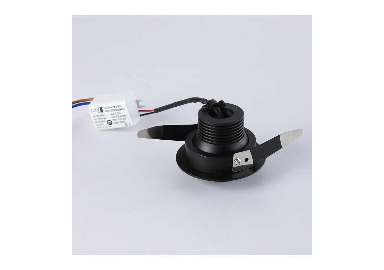 Spot encastré LED avec zoom-Réglable-Puce Cree-2700K-3W - B2050-N - Barcelona LED