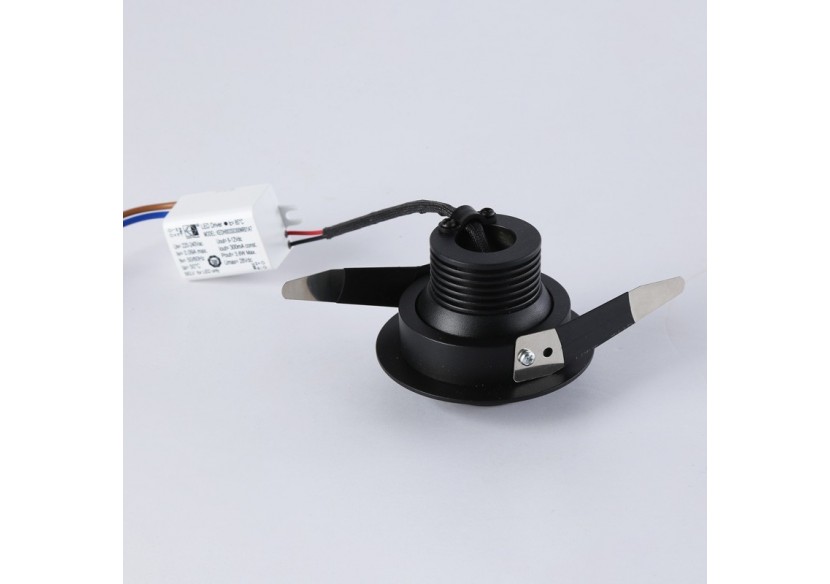 Spot encastré LED avec zoom-Réglable-Puce Cree-2700K-3W - B2050-N - Barcelona LED Spot encastré LED avec zoom-Réglable-Puce Cree-2700K-3W - B2050-N - Barcelona LED