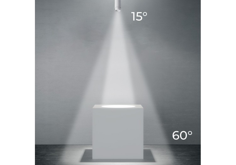 Spot avec angle d'éclairage réglable 2800K 8W - B2090-B-270 - Barcelona LED 2