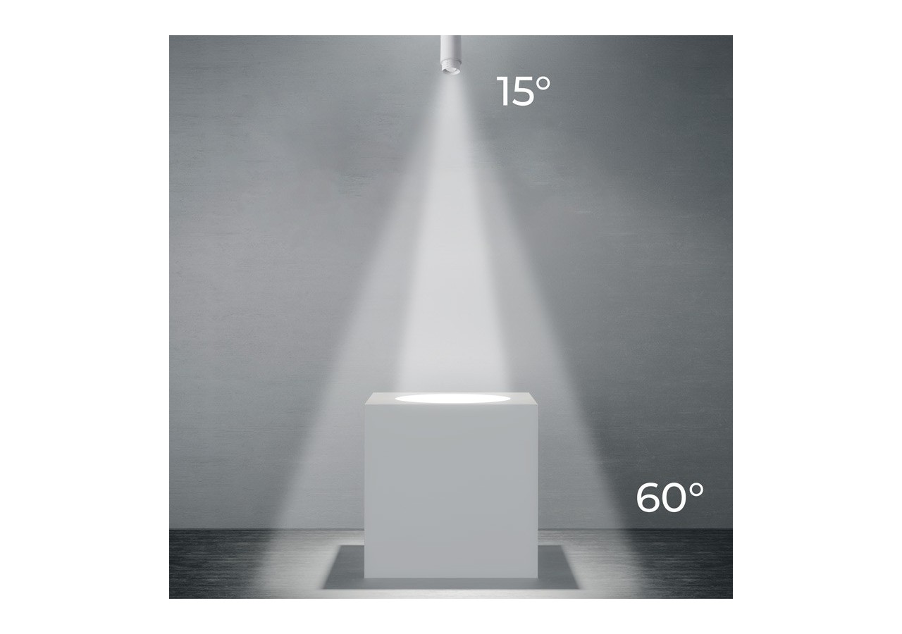 Suspension avec angle d'éclairage réglable 8W 2800K - B2093-B-270 - Barcelona LED
