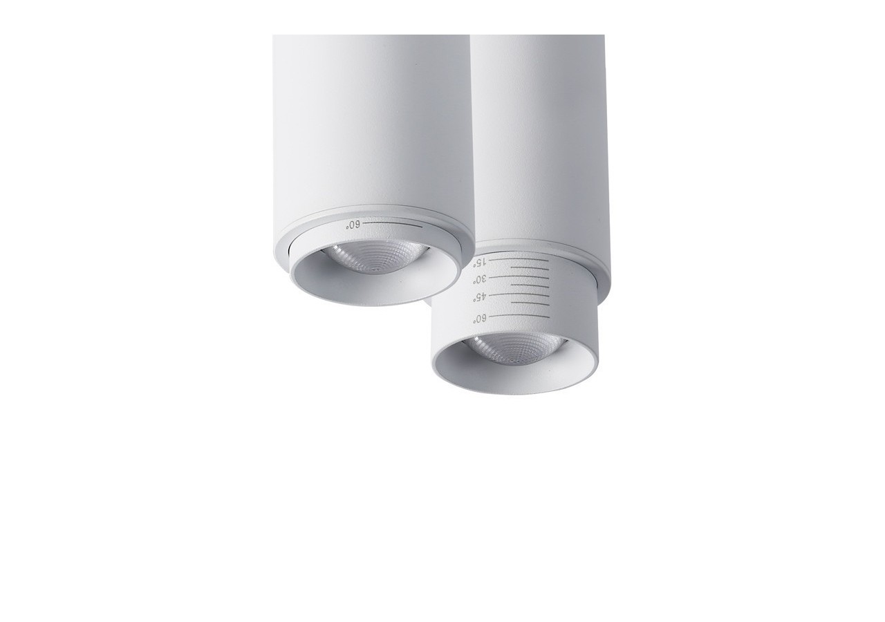 Suspension avec angle d'éclairage réglable 8W 2800K - B2093-B-270 - Barcelona LED