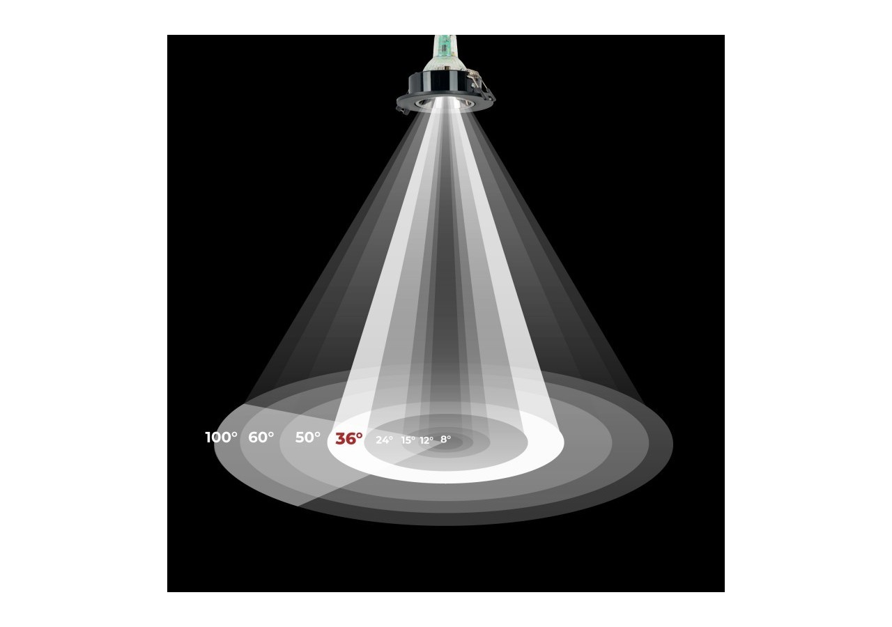 Ampoule LED GU10 6W verre-800lm-PAR16-36 degrés - BSC1-PAR16GU10-36-BF - Barcelona LED