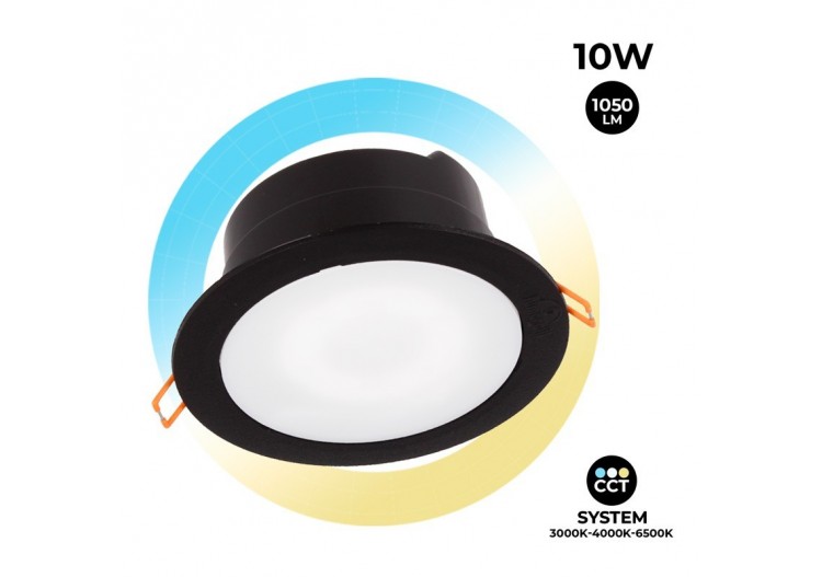 Spot LED encastrable rond étanche CCT Fumagalli 10W et 1050lm - 4L0.000.000.AYD1K - Barcelona LED