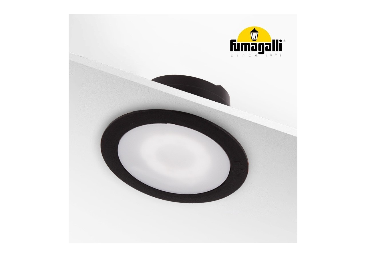 Spot LED encastrable rond étanche CCT Fumagalli 10W et 1050lm - 4L0.000.000.AYD1K - Barcelona LED