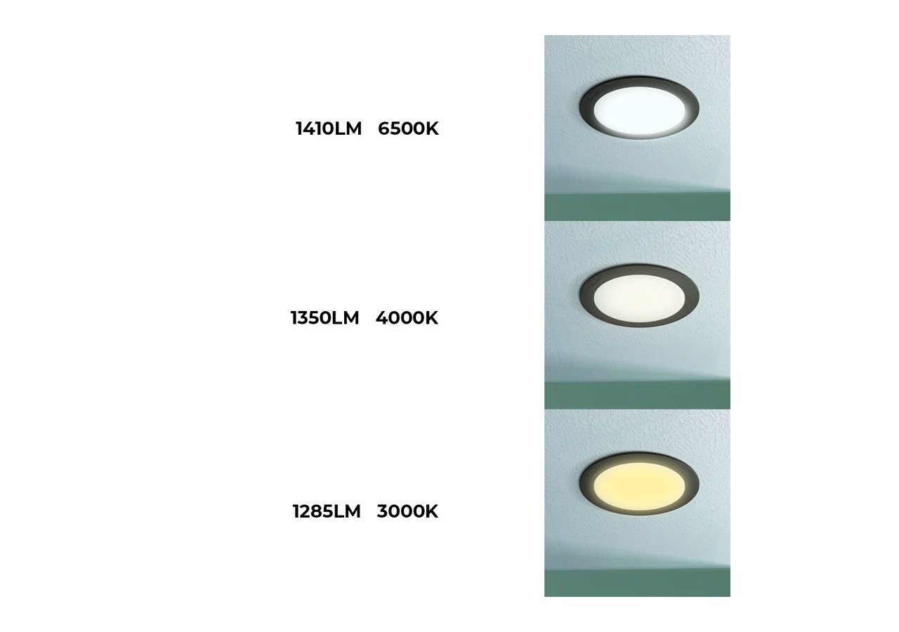 Spot LED encastrable rond étanche CCT Fumagalli 10W et 1050lm - 4L0.000.000.AYD1K - Barcelona LED