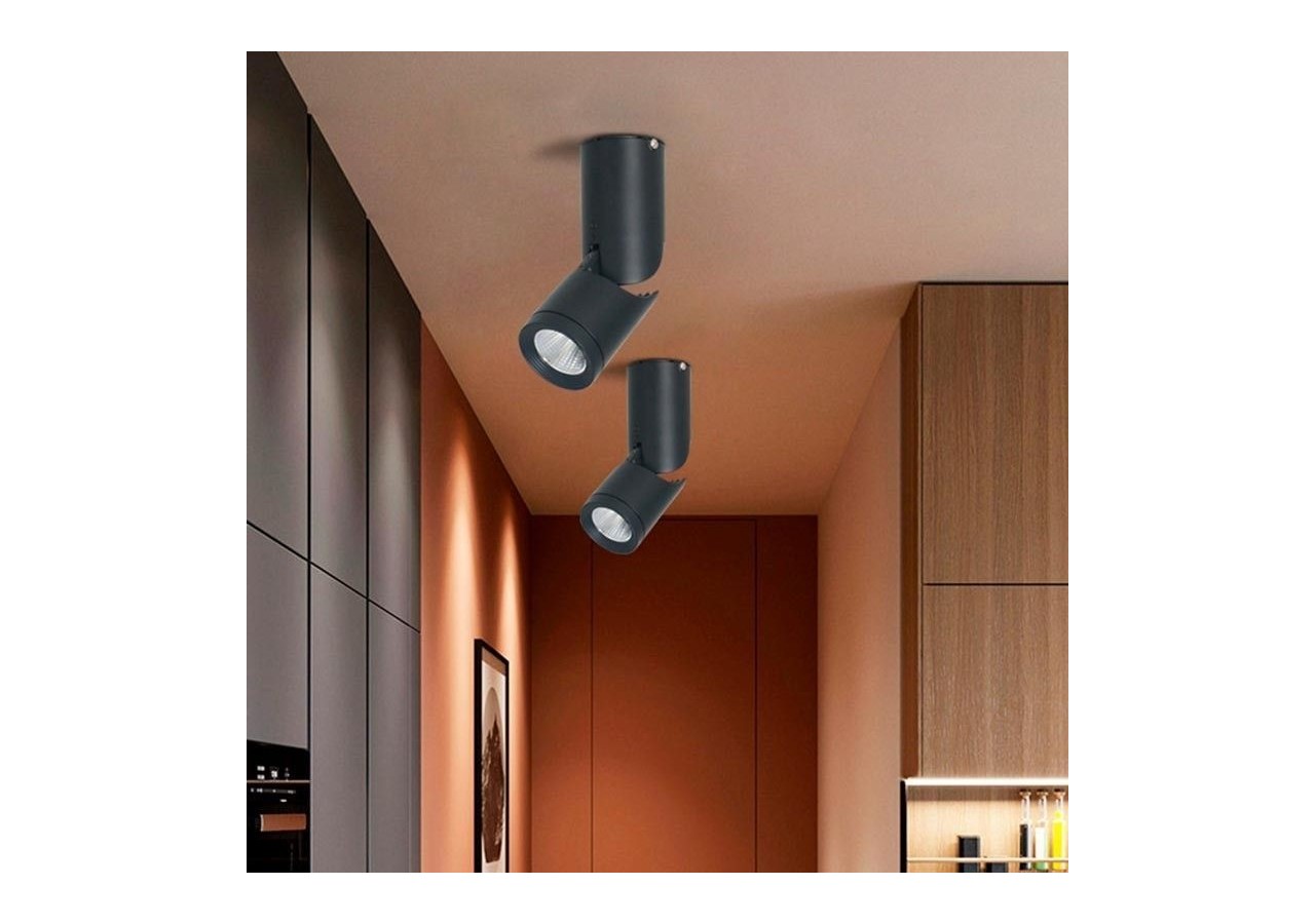 Spot LED de surface orientable-2700K-Puce Cree-15W - B2052-N - Barcelona LED