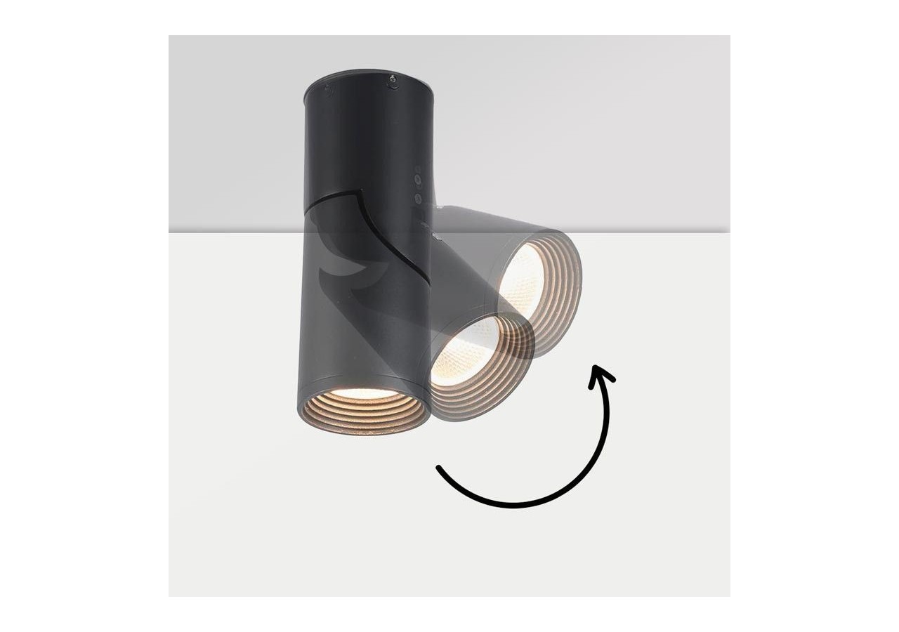 Spot LED de surface orientable-2700K-Puce Cree-15W - B2052-N - Barcelona LED