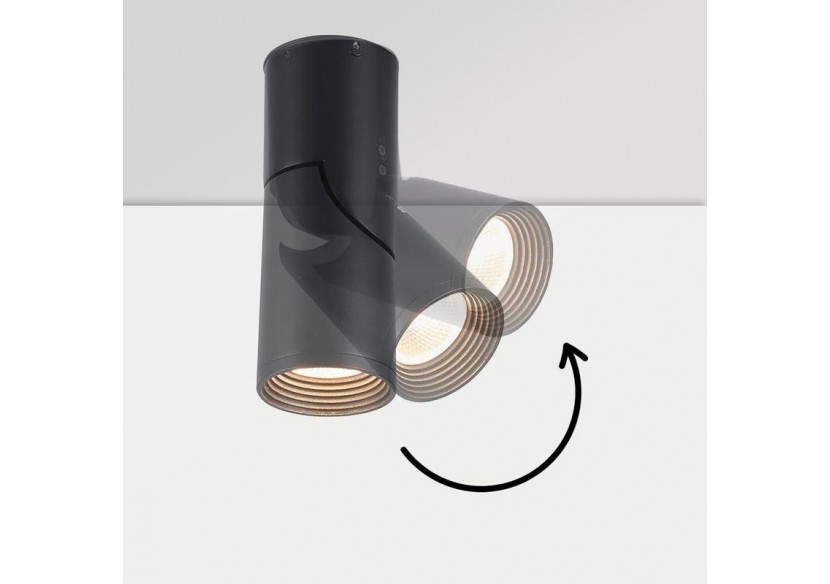 Spot LED de surface orientable-2700K-Puce Cree-15W - B2052-N - Barcelona LED Spot LED de surface orientable-2700K-Puce Cree-15W - B2052-N - Barcelona LED