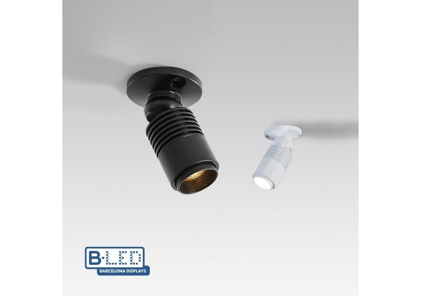 Spot LED de surface avec zoom-Réglable-2700K-3W - B2051-N - Barcelona LED Spot LED de surface avec zoom-Réglable-2700K-3W - B2051-N - Barcelona LED