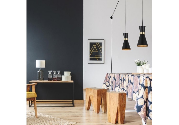 Suspension en métal avec prise "Mir"-E27 - LN3011-EU-ND - Barcelona LED 2