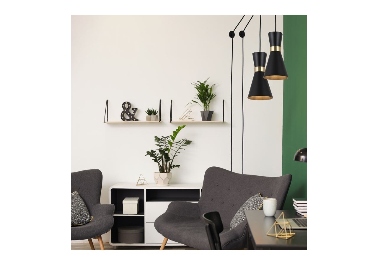 Suspension en métal avec prise "Mir"-E27 - LN3011-EU-ND - Barcelona LED