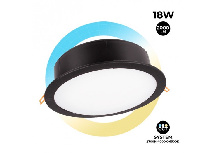 Spot LED encastrable rond étanche CCT Fumagalli "Teresa 260" 18W IP55 - 5L0.000.000.AYE1K - Barcelona LED