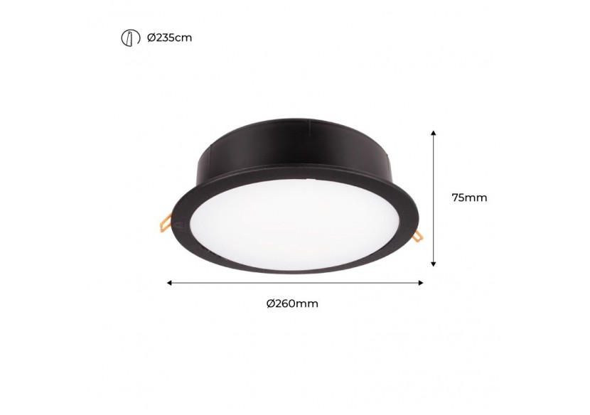 Spot LED encastrable rond étanche CCT Fumagalli "Teresa 260" 18W IP55 - 5L0.000.000.AYE1K - Barcelona LED Spot LED encastrable rond étanche CCT Fumagalli "Teresa 260" 18W IP55 - 5L0.000.000.AYE1K - Barcelona LED