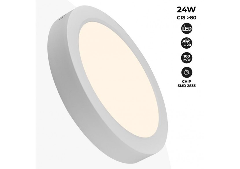 Plafonnier LED en saillie 24W Haute Efficacité - B1230-B-24W-BN - Barcelona LED Plafonnier LED en saillie 24W Haute Efficacité - B1230-B-24W-BN - Barcelona LED