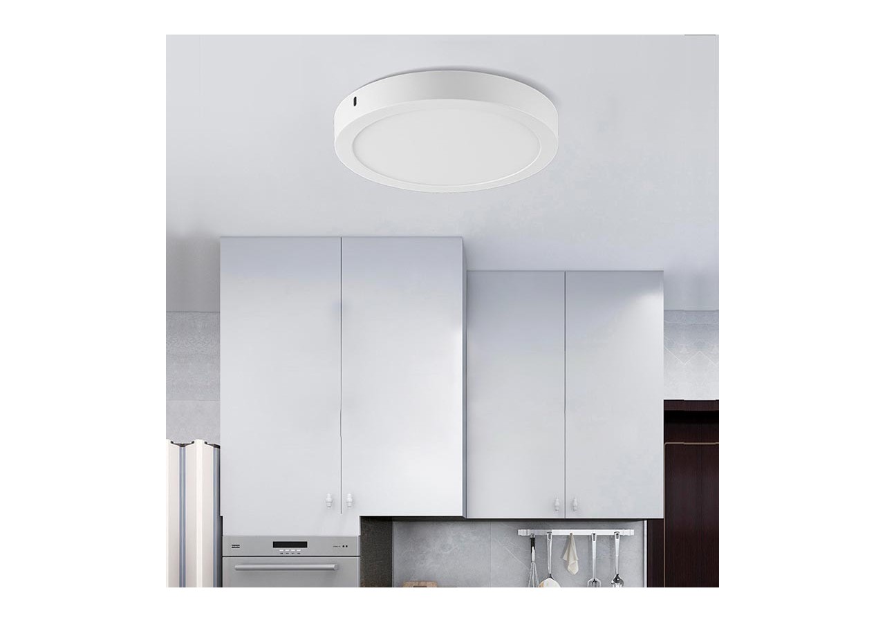 Plafonnier LED en saillie 24W Haute Efficacité - B1230-B-24W-BF - Barcelona LED