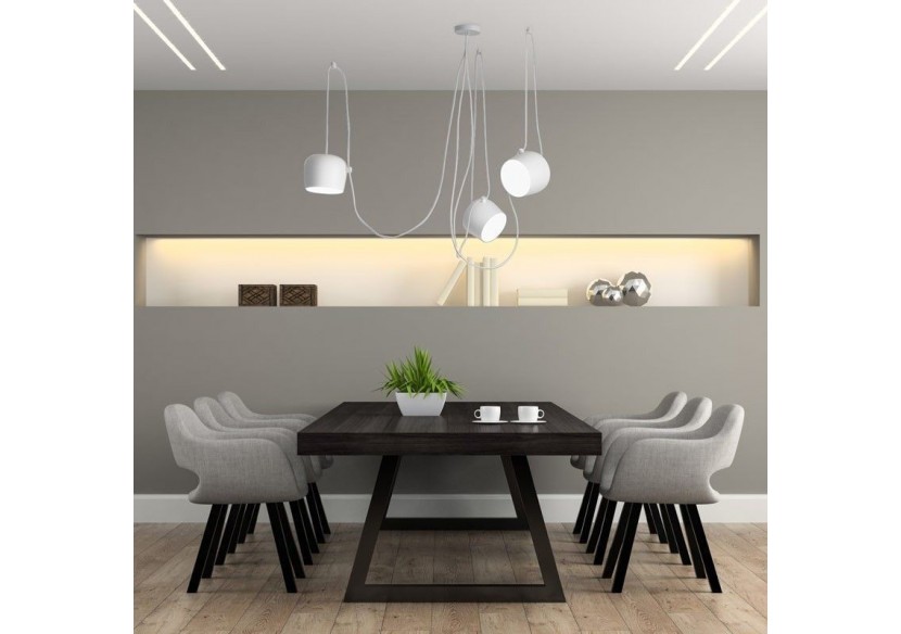 Suspension moderne à 3 lampes "Blus"- E27 - LN6015-B - Barcelona LED Suspension moderne à 3 lampes "Blus"- E27 - LN6015-B - Barcelona LED