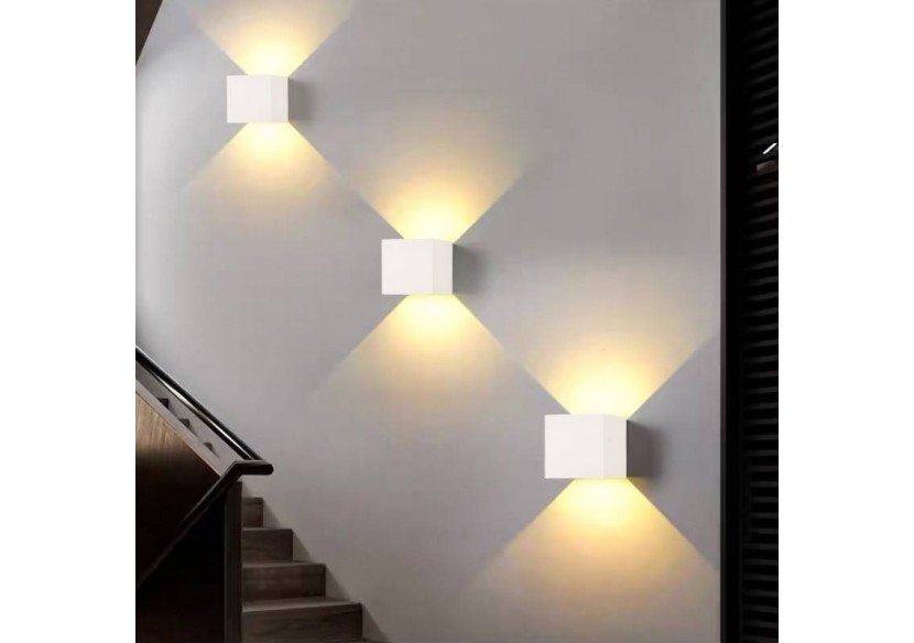 Lot de 8 appliques murales "KURTIN" 6W ouverture lumineuse réglable - K1515-8-B - Barcelona LED Lot de 8 appliques murales "KURTIN" 6W ouverture lumineuse réglable - K1515-8-B - Barcelona LED