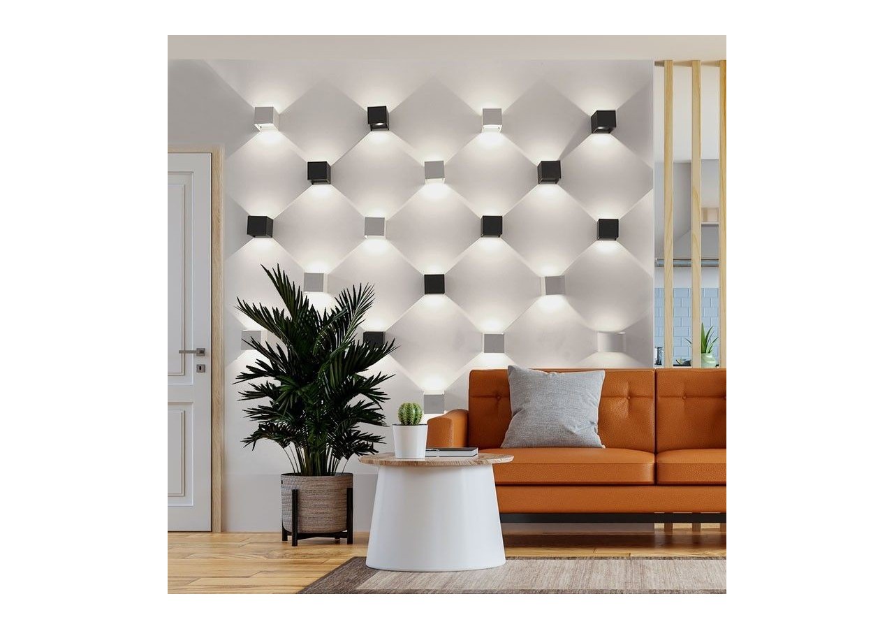 Lot de 2 appliques murales "KURTIN" 6W ouverture lumineuse réglable - K1515-2-B - Barcelona LED
