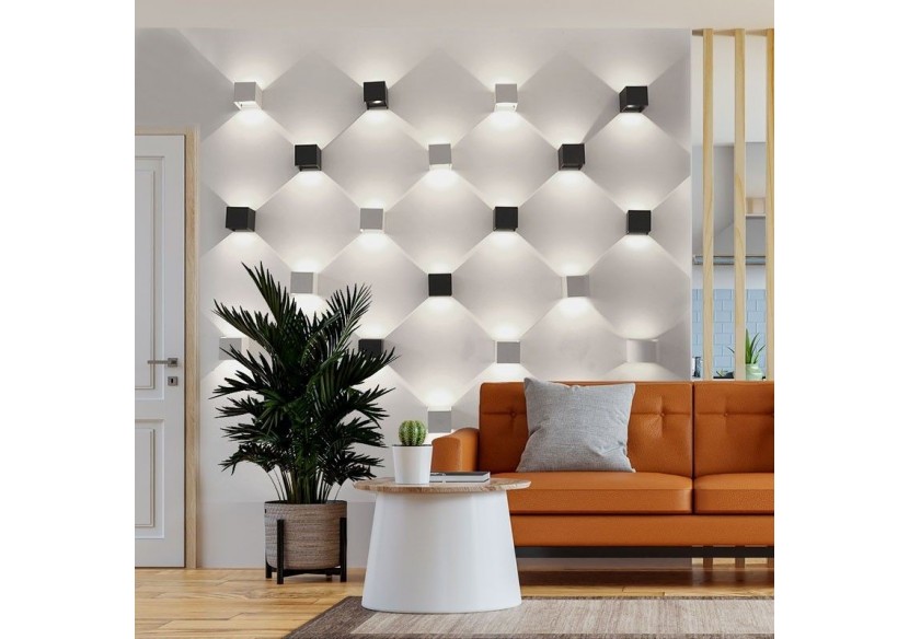 Lot de 2 appliques murales "KURTIN" 6W ouverture lumineuse réglable - K1515-2-B - Barcelona LED Lot de 2 appliques murales "KURTIN" 6W ouverture lumineuse réglable - K1515-2-B - Barcelona LED