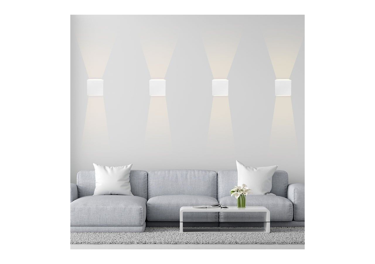 Lot de 2 appliques murales "KURTIN" 6W ouverture lumineuse réglable - K1515-2-B - Barcelona LED