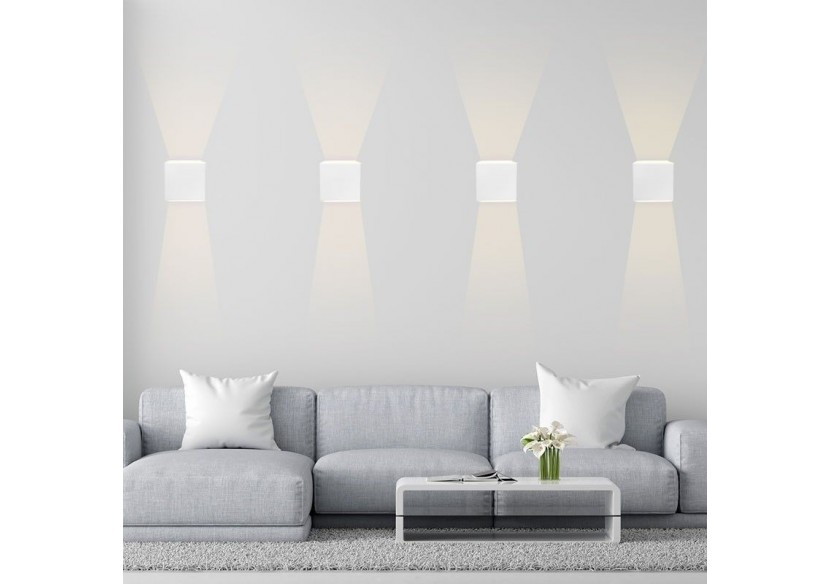 Lot de 2 appliques murales "KURTIN" 6W ouverture lumineuse réglable - K1515-2-B - Barcelona LED Lot de 2 appliques murales "KURTIN" 6W ouverture lumineuse réglable - K1515-2-B - Barcelona LED