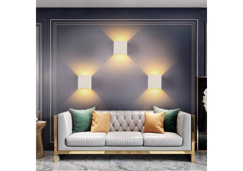 Lot de 2 appliques murales "KURTIN" 6W ouverture lumineuse réglable - K1515-2-B - Barcelona LED Lot de 2 appliques murales "KURTIN" 6W ouverture lumineuse réglable - K1515-2-B - Barcelona LED