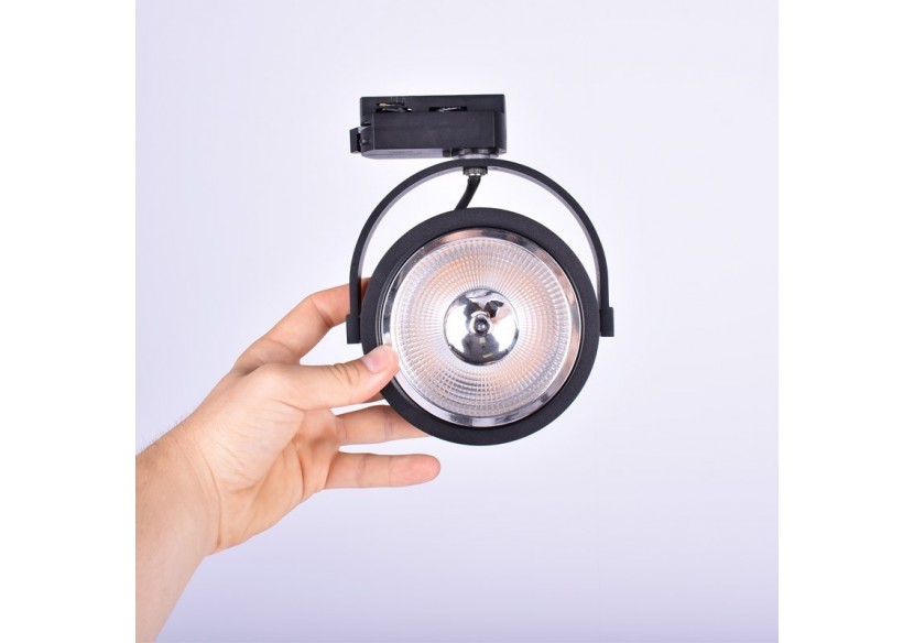 Projecteur LED sur rail monophasé AR111 GU10 - B00582-N - Barcelona LED