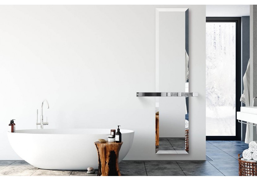 Sèche serviette  avec miroir bizo bain - Ciner : Confort'Mat