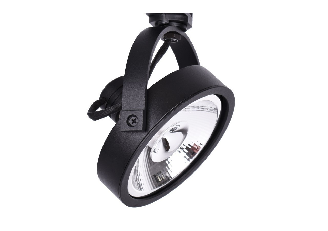 Pack Spot LED rail triphasé + Ampoule LED AR111 GU10 - K00581-N-BN - Barcelona LED