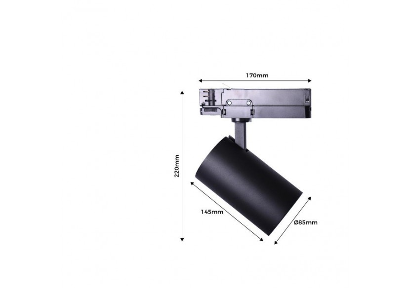 Spot rail triphasé LED 36W CCT Triac Dimmable - B00220-N-DIMCCT - Barcelona LED