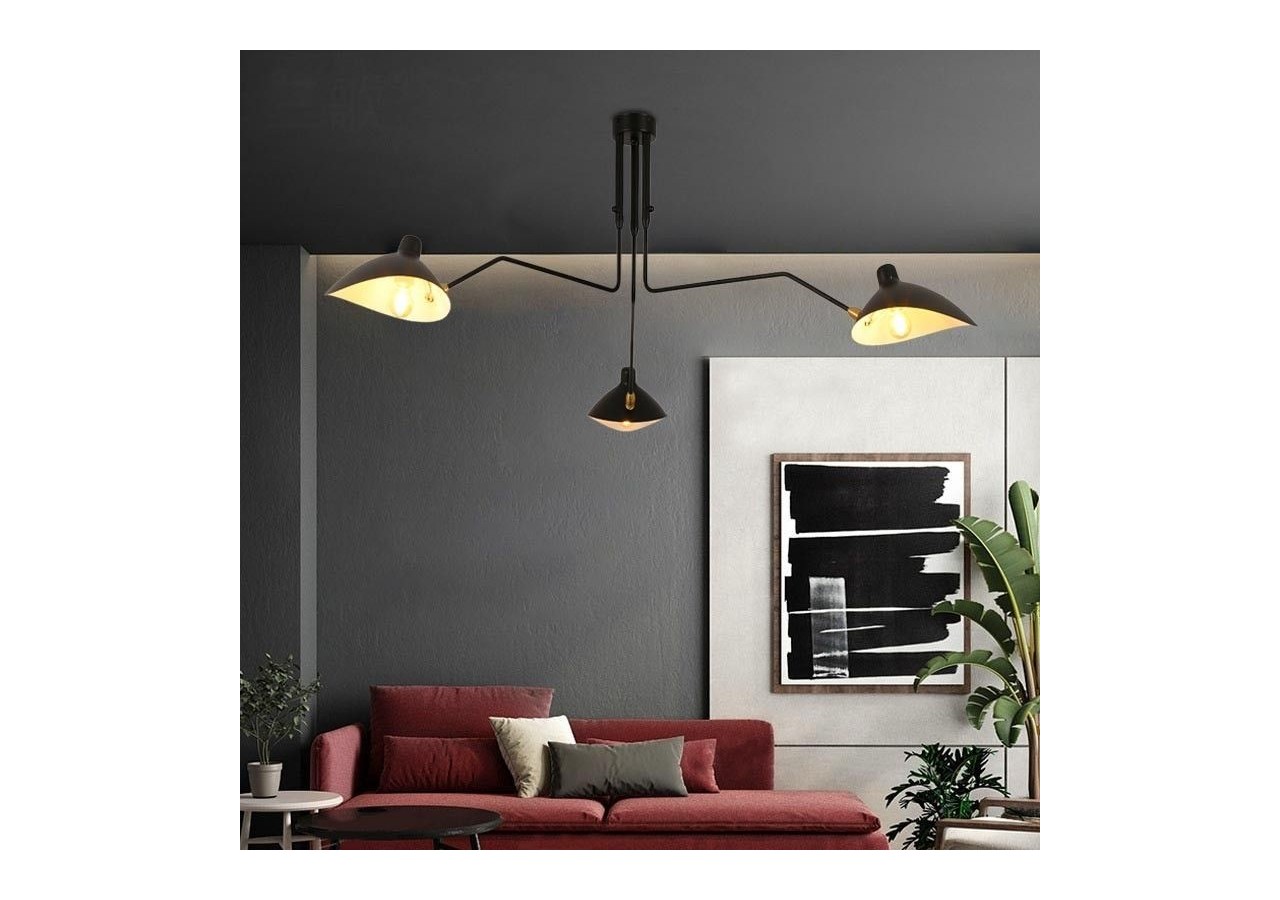 Plafonnier design "Muller"-3xE27 - L3070-N - Barcelona LED