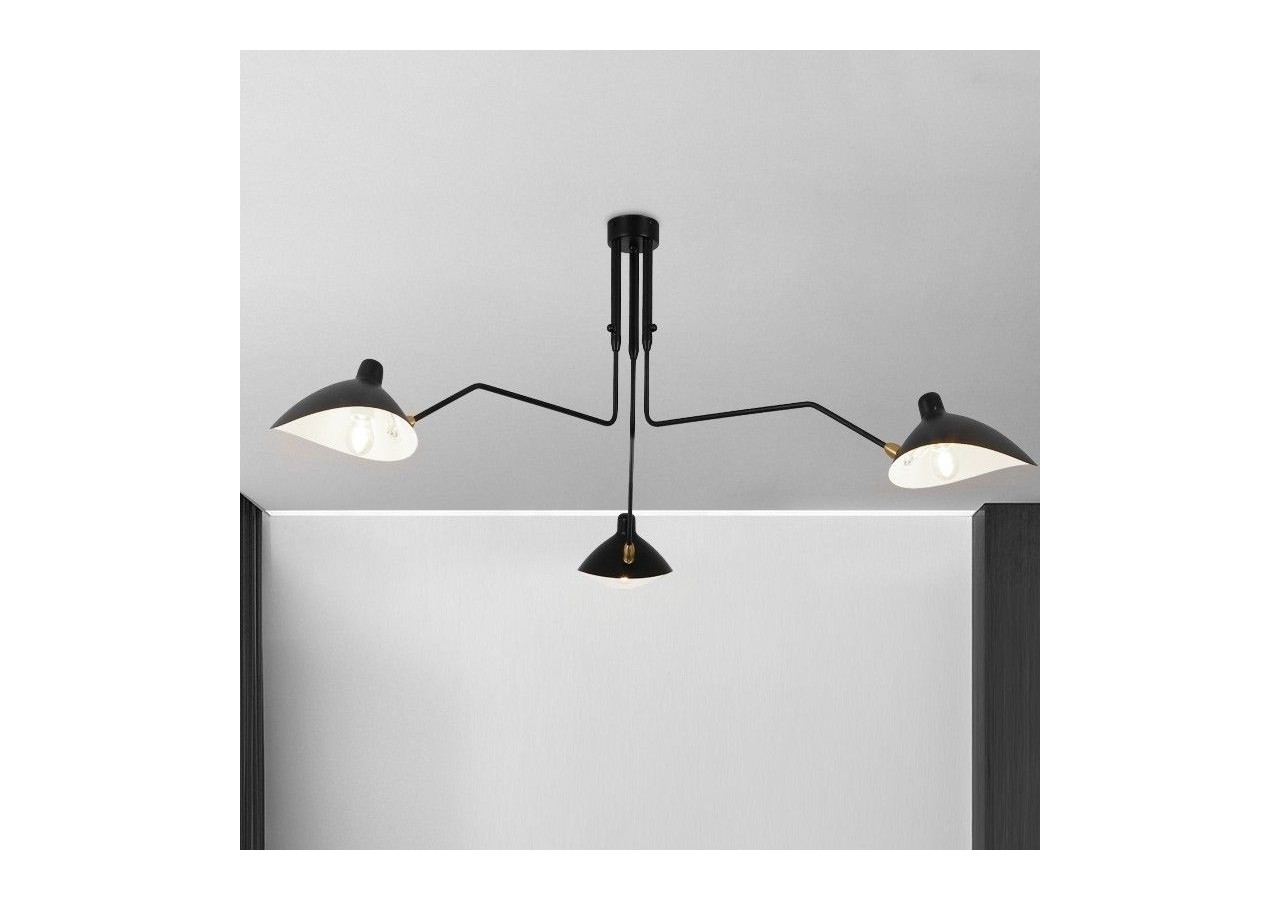 Plafonnier design "Muller"-3xE27 - L3070-N - Barcelona LED