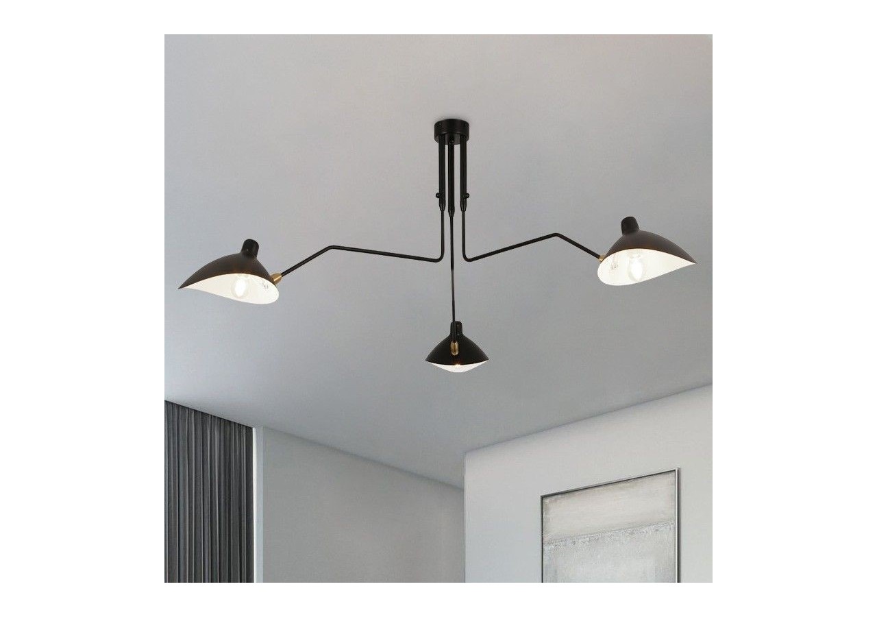 Plafonnier design "Muller"-3xE27 - L3070-N - Barcelona LED