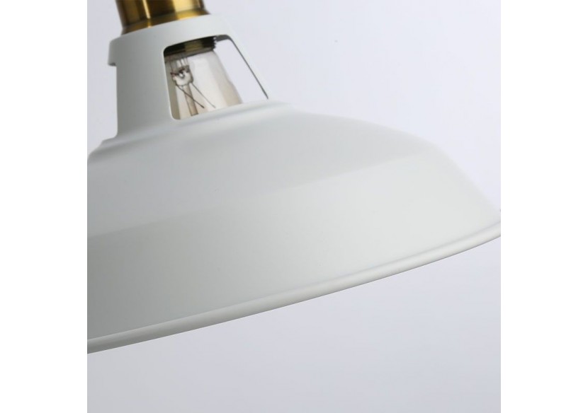 Suspension style rétro industriel "MANACOR" avec dôme en métal - LN1106-B - Barcelona LED