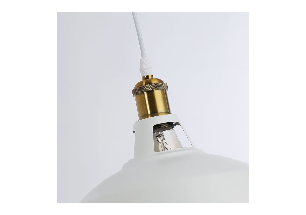 Suspension style rétro industriel "MANACOR" avec dôme en métal - LN1106-B - Barcelona LED