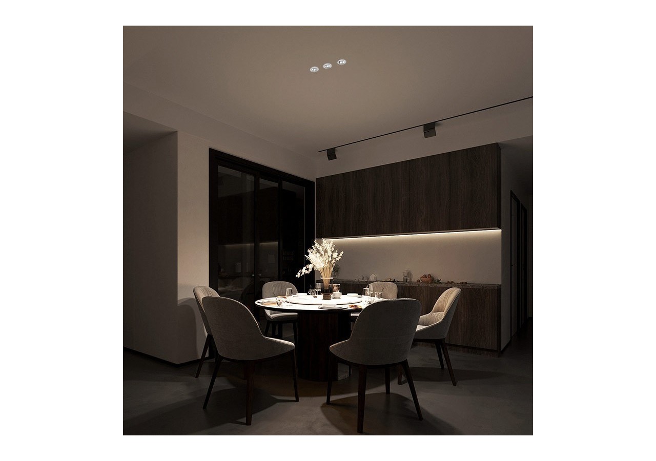 Spot LED encastrable 5W 24 degrés UGR18 OSRAM Chip - B1255-B-270 - Barcelona LED