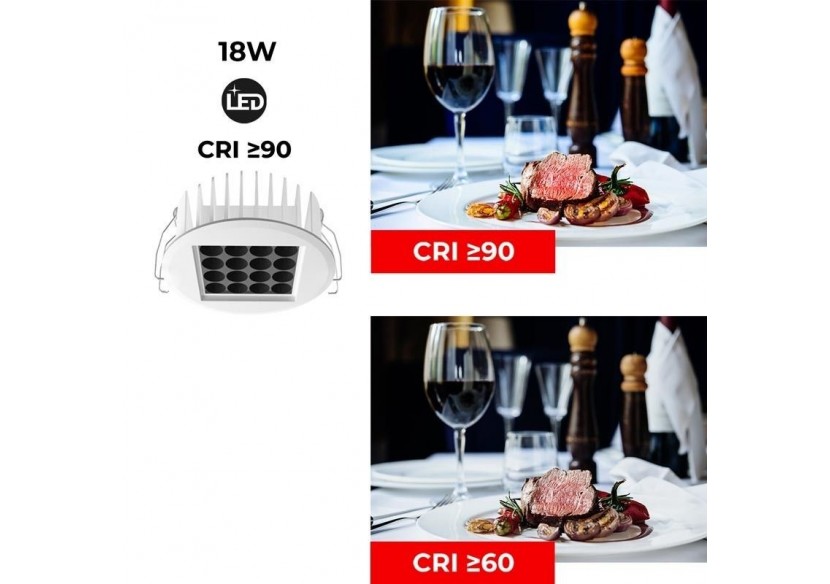 Spot LED encastrable 18W 24 degrés UGR18 puce Osram - B1257-B-BN - Barcelona LED Spot LED encastrable 18W 24 degrés UGR18 puce Osram - B1257-B-BN - Barcelona LED