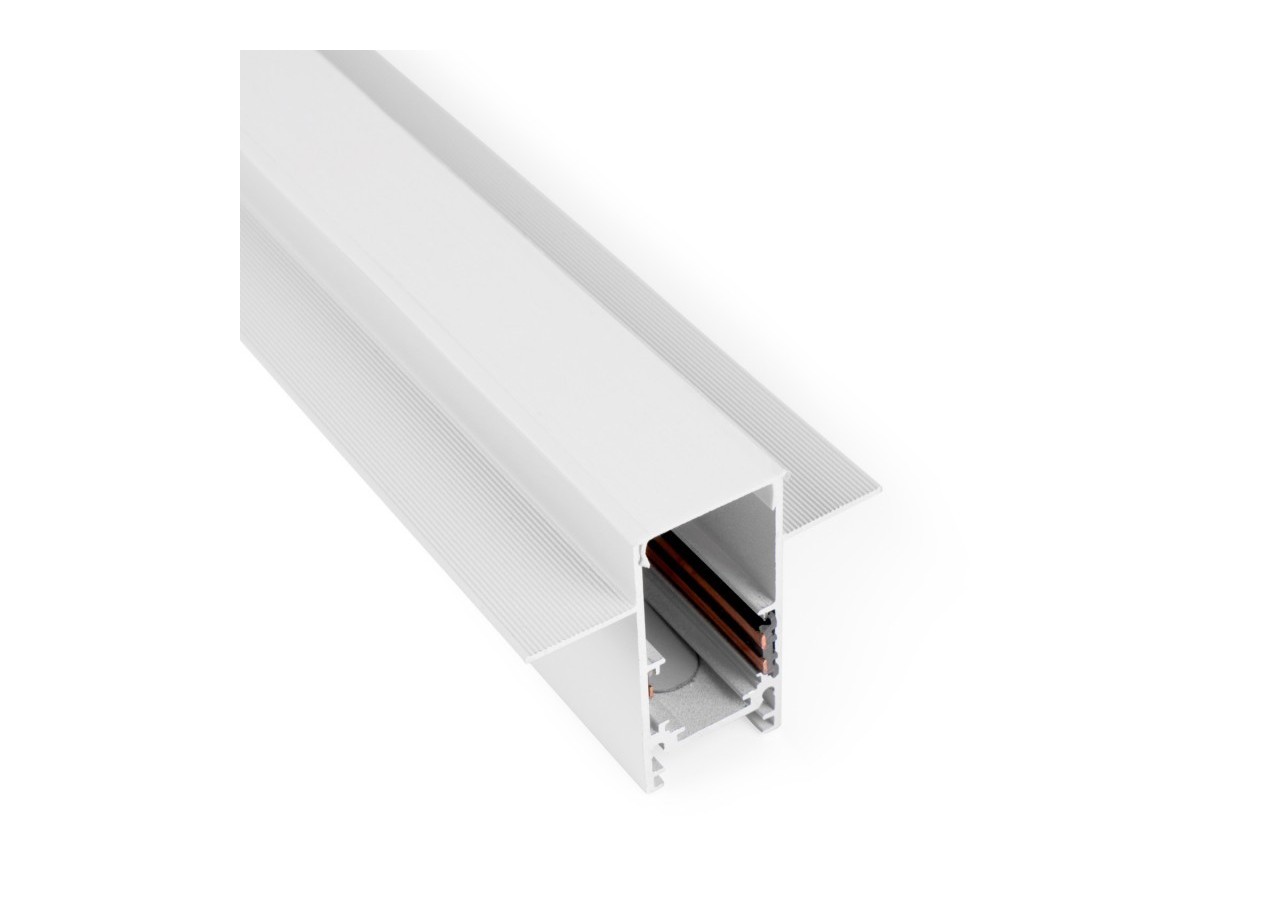 Rail magnétique encastré 20mm 48V 2 mètres - CME-200-B - Barcelona LED