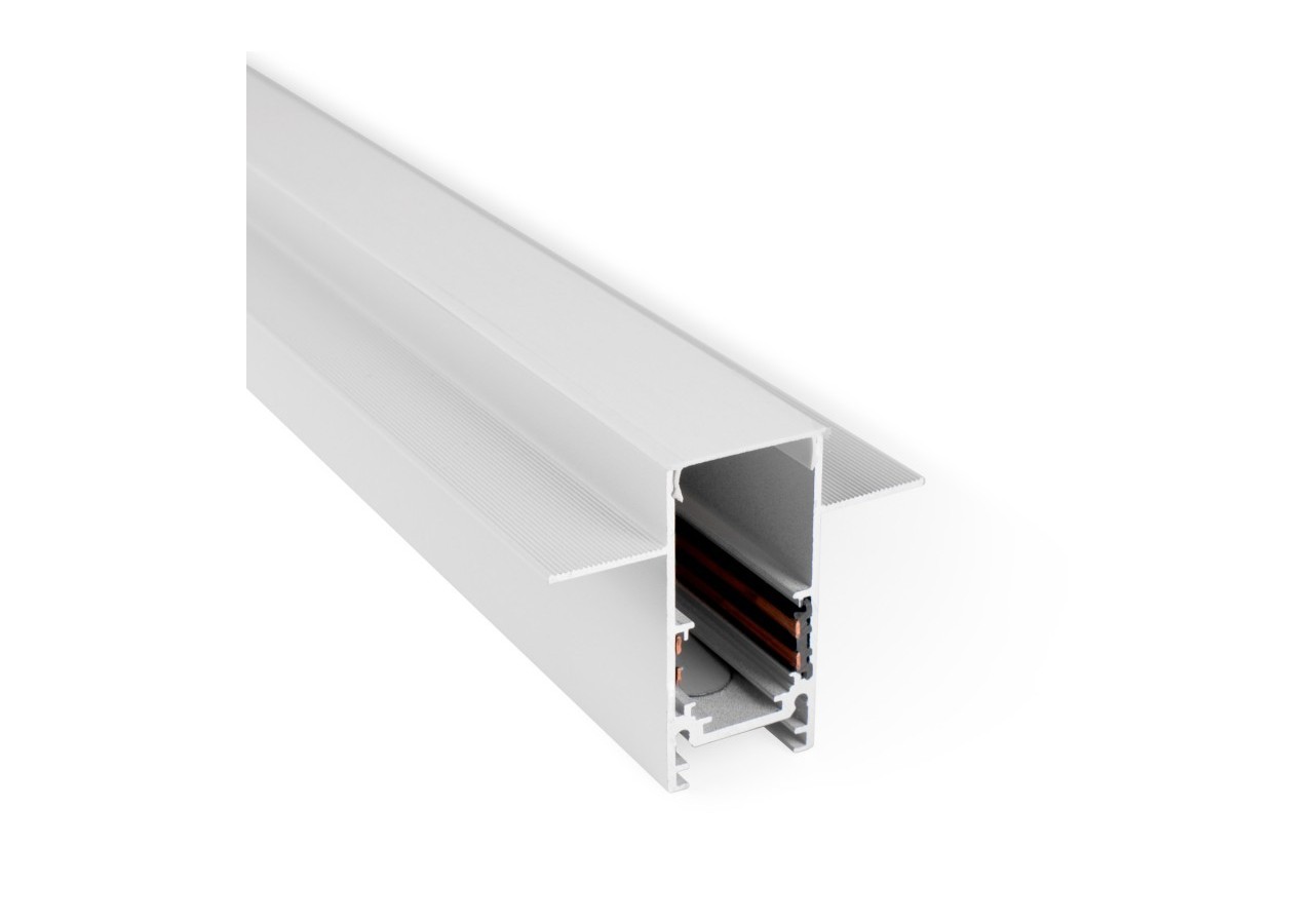 Rail magnétique encastré 20mm 48V 2 mètres - CME-200-B - Barcelona LED