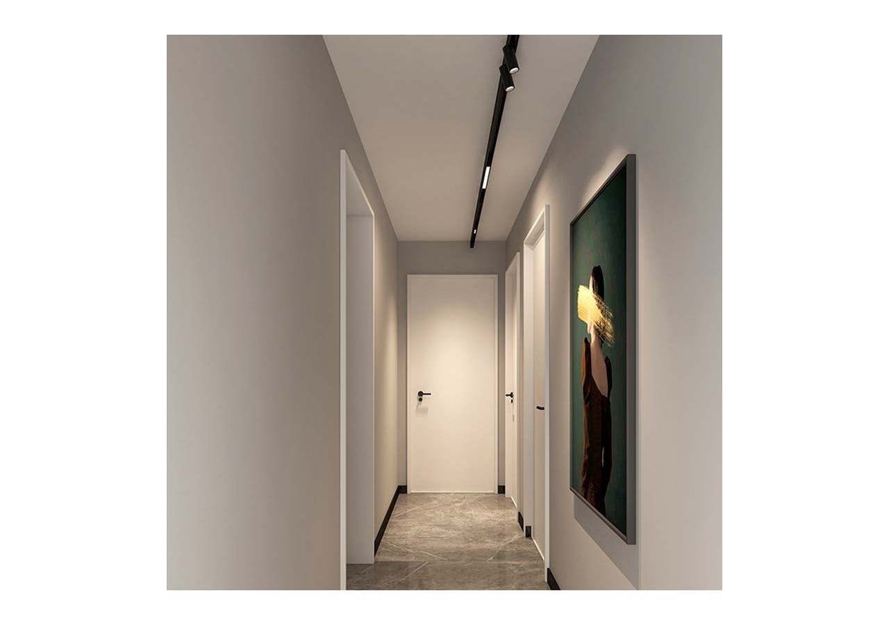 Rail magnétique en saillie 20mm 48V 2 mètres - CMS-200-N - Barcelona LED