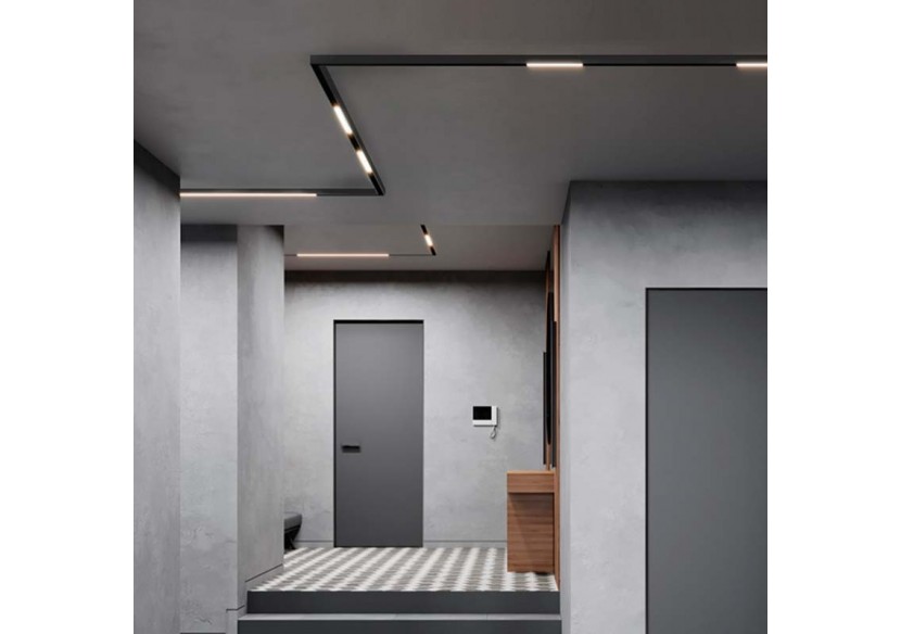 Rail magnétique en saillie 20mm 48V-1 mètre - CMS-100-N - Barcelona LED Rail magnétique en saillie 20mm 48V-1 mètre - CMS-100-N - Barcelona LED