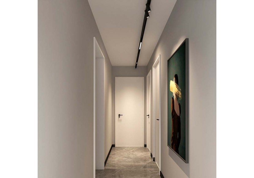 Rail magnétique en saillie 20mm 48V-1 mètre - CMS-100-N - Barcelona LED Rail magnétique en saillie 20mm 48V-1 mètre - CMS-100-N - Barcelona LED