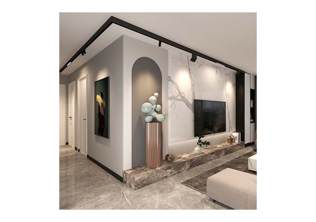 Rail magnétique en saillie 20mm 48V-1 mètre - CMS-100-N - Barcelona LED