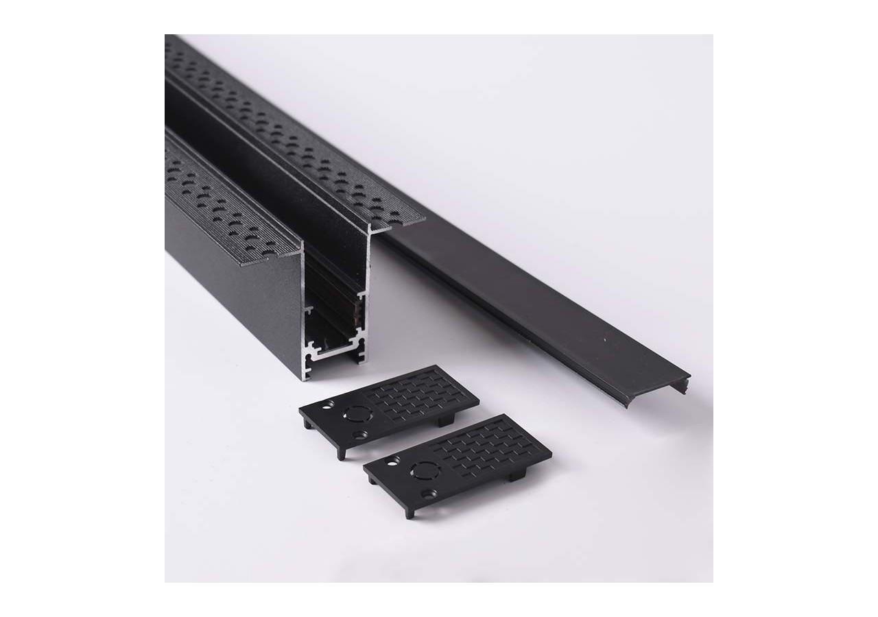Rail magnétique intégré 20mm 48V-2 mètres - CMI-200-N - Barcelona LED