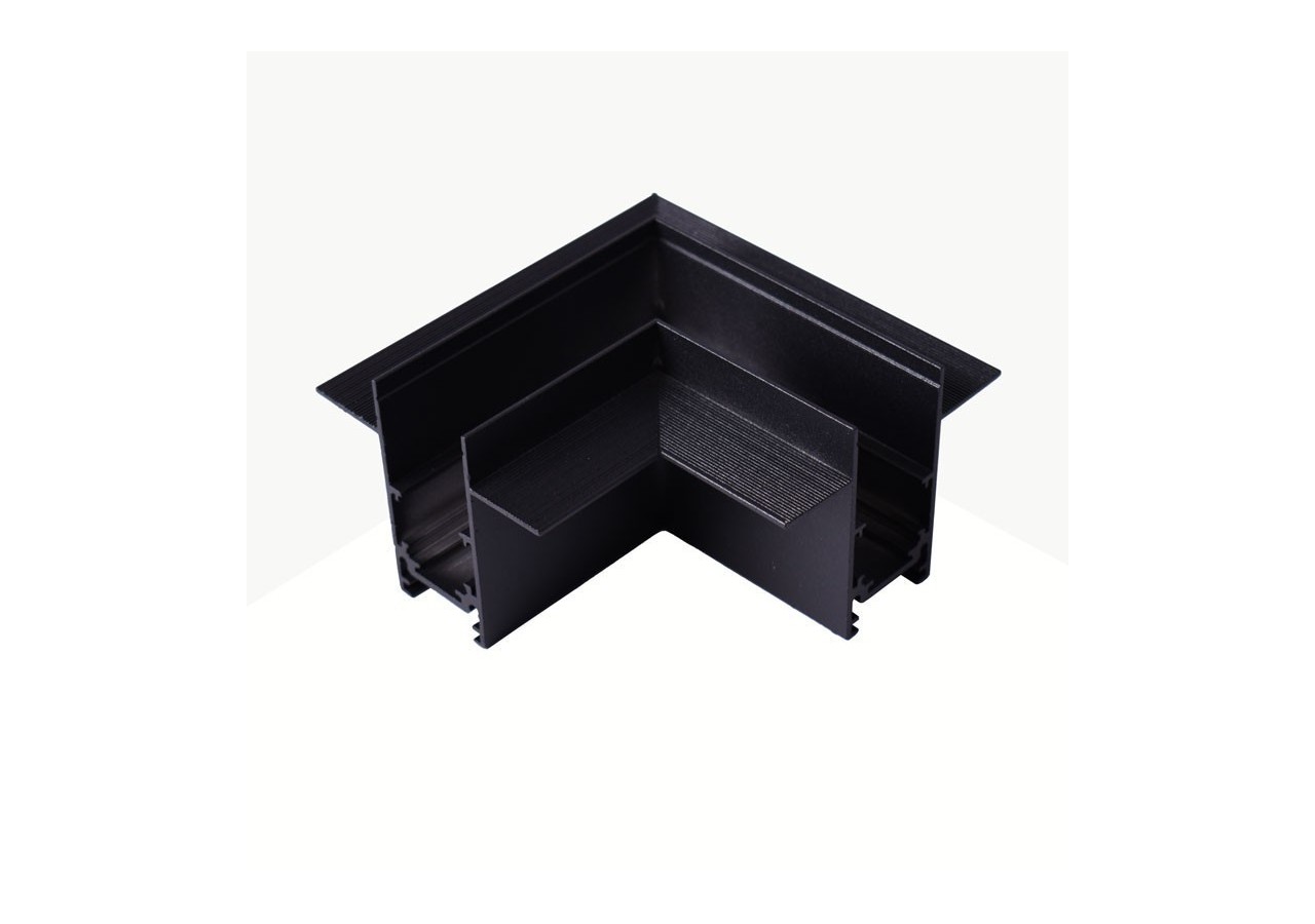 Connecteur en L pour rails magnétiques encastrés 20 mm-Horizontal - CME-90H-N - Barcelona LED