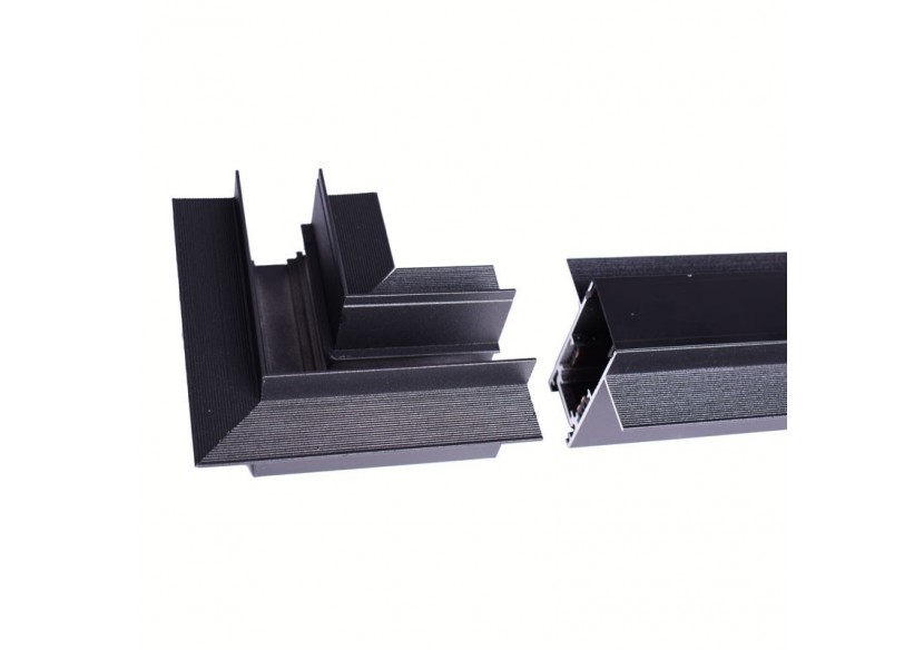 Connecteur en L pour rails magnétiques encastrés 20 mm-Horizontal - CME-90H-N - Barcelona LED Connecteur en L pour rails magnétiques encastrés 20 mm-Horizontal - CME-90H-N - Barcelona LED